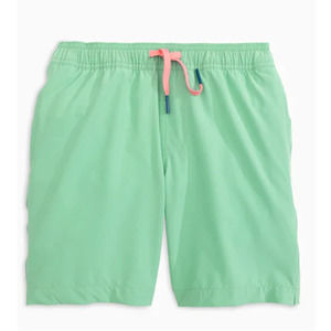 NWT Southern Tide Kids Boys Solid Swim Trunk Isle Of Pines Size XL/16